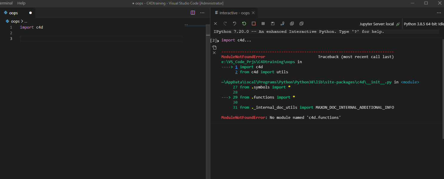 C4D 23 and Visual Studio Code Problem | PluginCafé